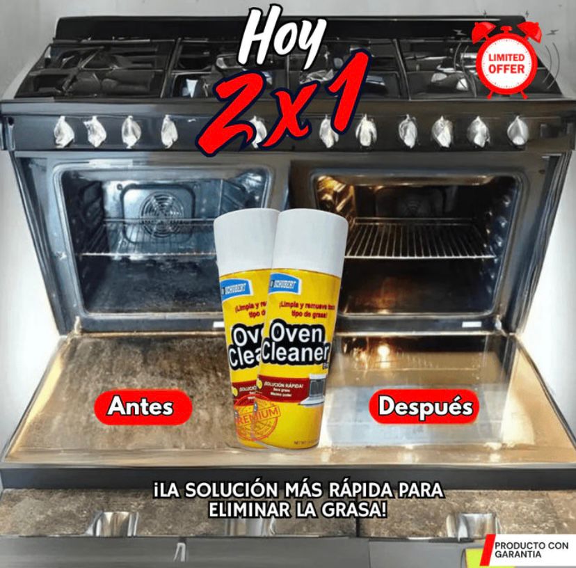 (2x1) OVEN CLEANNER - ESPUMA QUITA GRASA